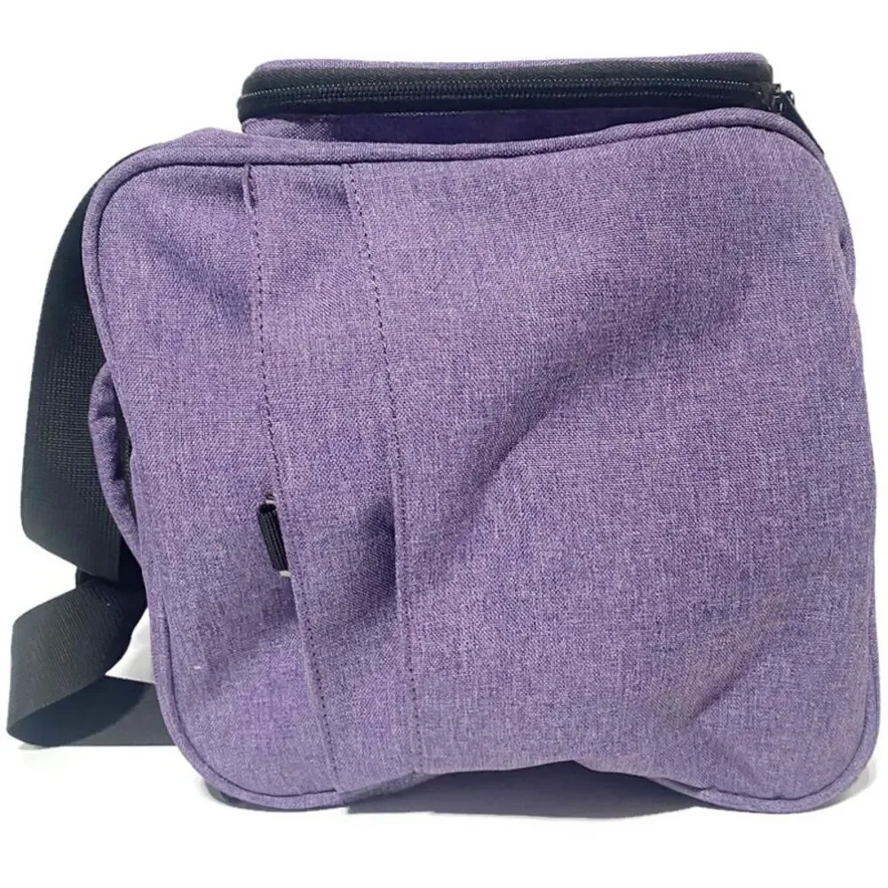 Sucipi Knitting Bag Organizer Purple Yarn Storage Tote Project Bag 14x10x